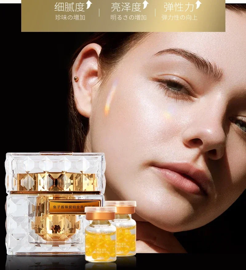 Luxury Skincare Korea - プラチナレアラグジュアリーキャビアケアセット フェイシャルクリーム ハリ・弾力アップ しわ改善 保湿・修復 栄養補給