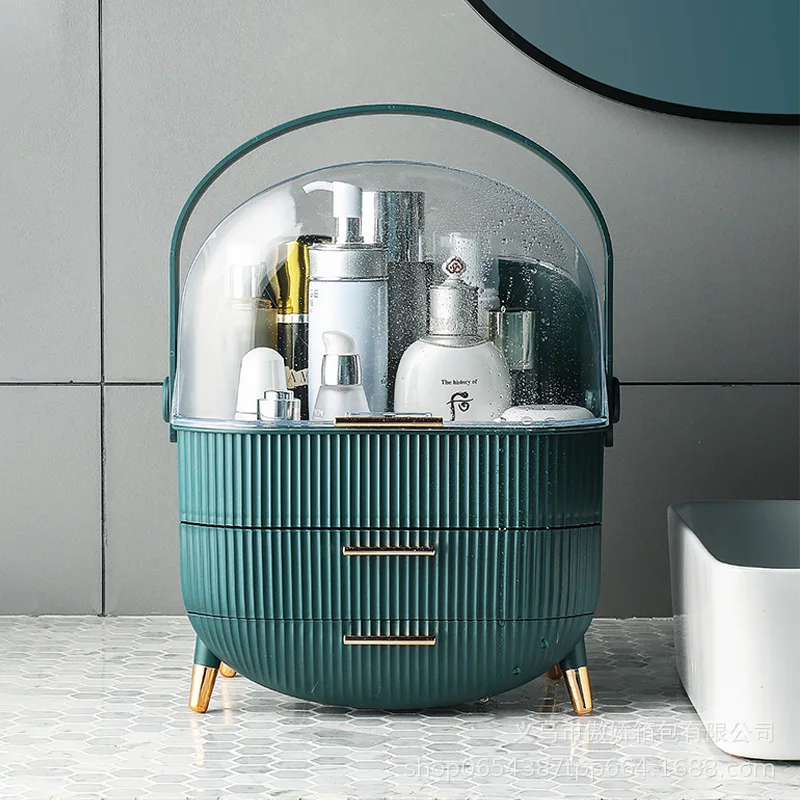 Luxury Skincare Tools - 高級化粧品やスキンケア製品の収納ボックス、寝室の収納キャビネット、モダンでミニマリストのメイクアップ収納