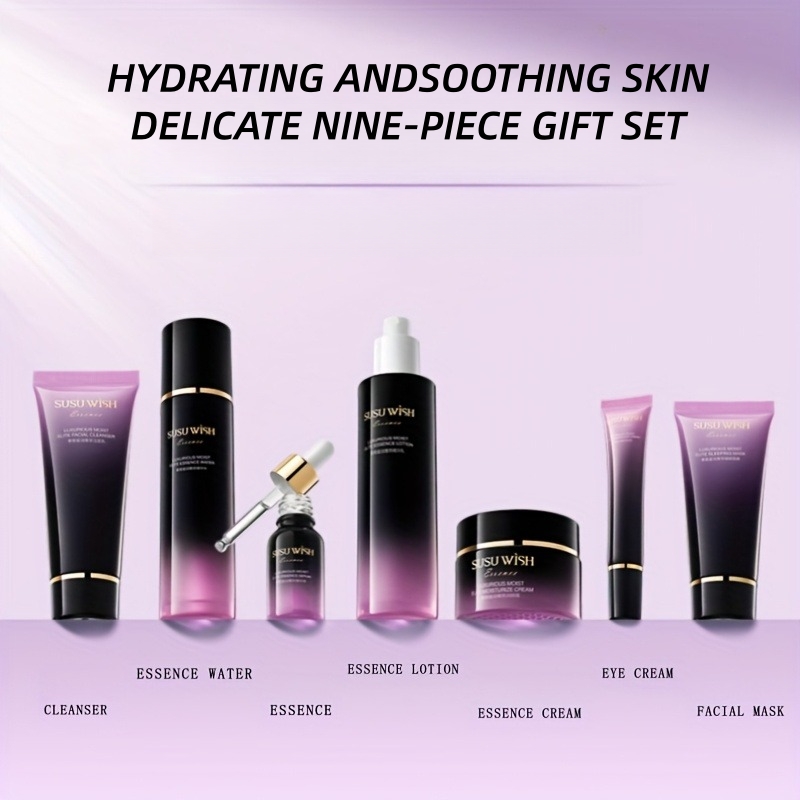 贅沢で上品な9点保湿エッセンスセット、クレンジングミルク、エ - Luxury Skincare Sets のレビューと価格