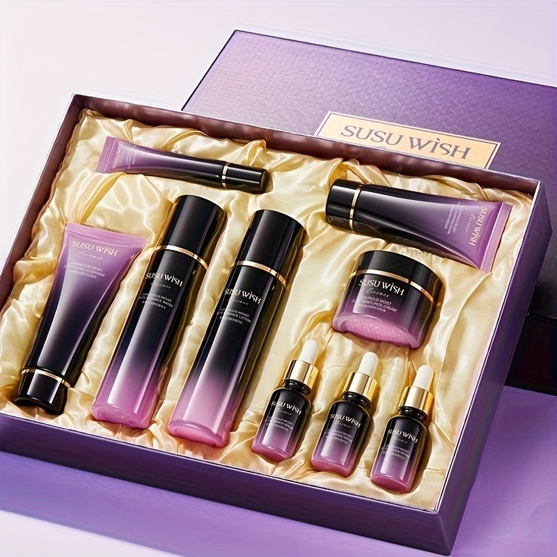 贅沢で上品な9点保湿エッセンスセット、クレンジングミルク、エ - Luxury Skincare Sets のレビューと価格
