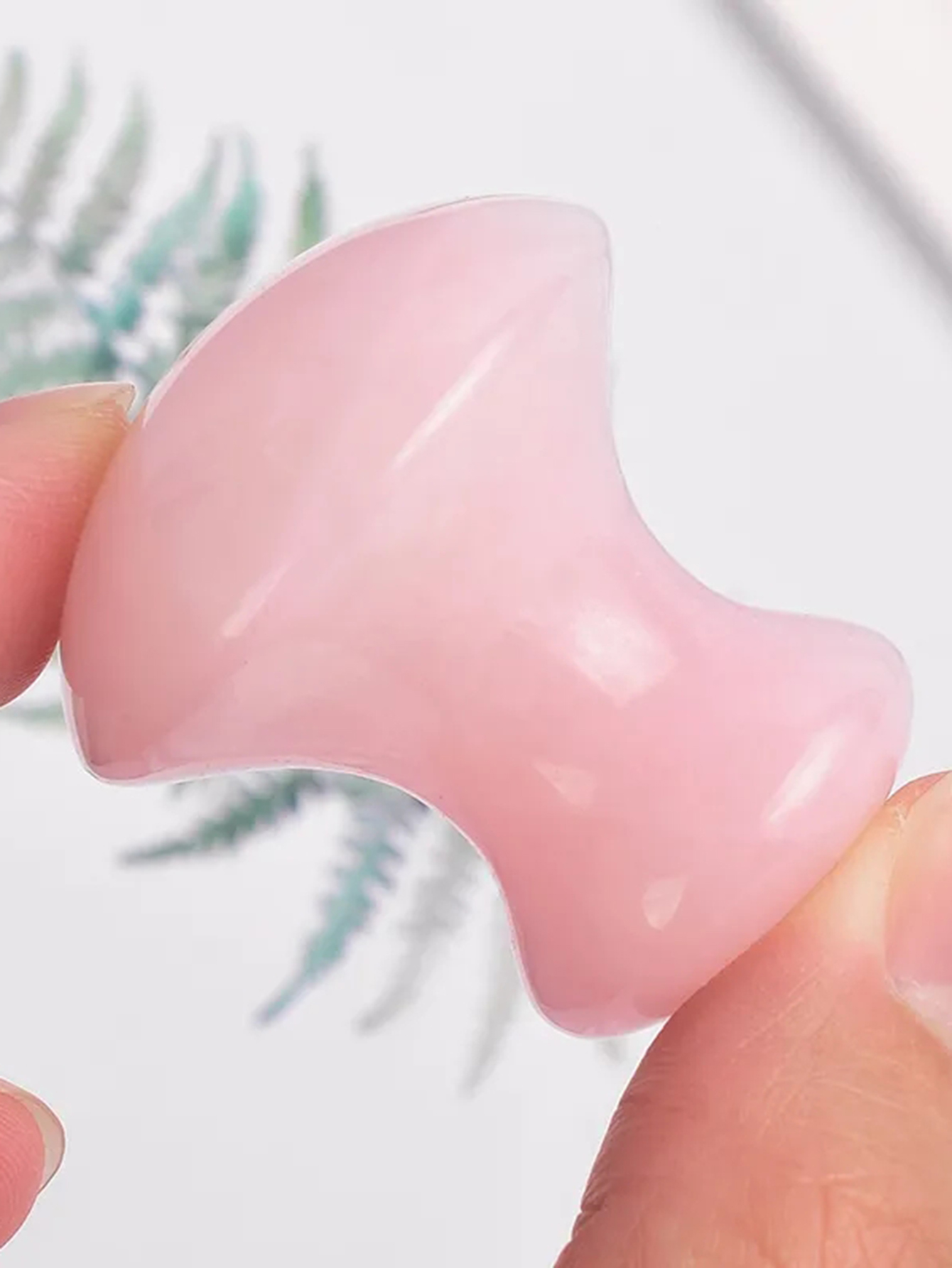 ナチュラルピンククリスタルジェイドームヘッド,アイマッサージ - Luxury Skincare Tools のレビューと価格