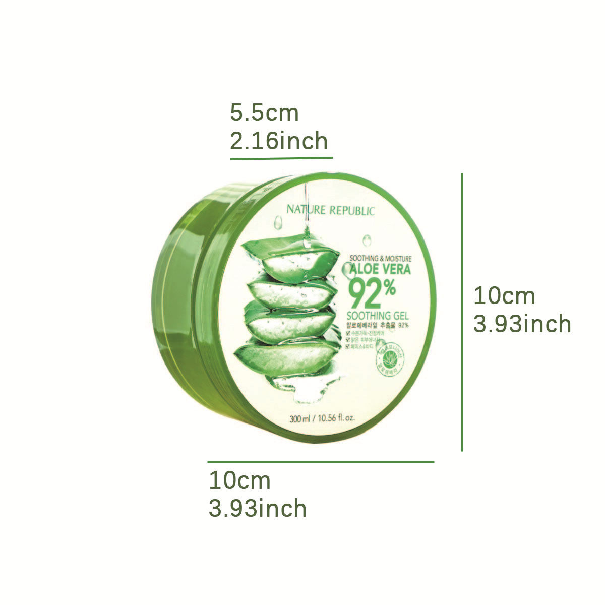 ネイチャーリパブリック ニュースージングモイスチャー アロエ - Luxury Skincare Korea のレビューと価格