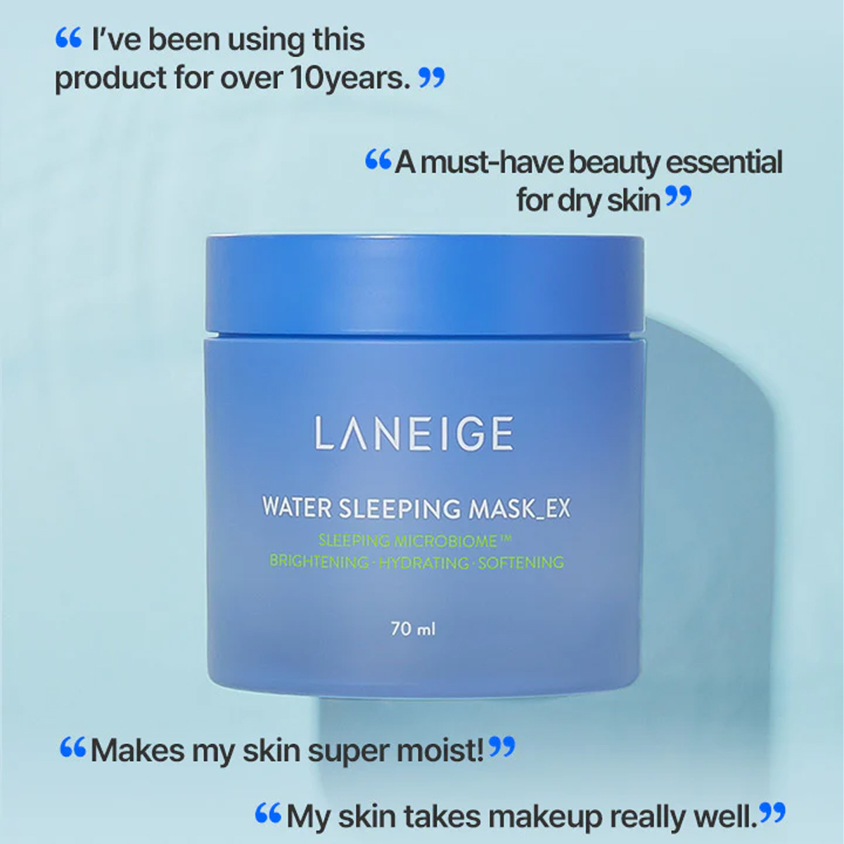 LANEIGE ウォータースリーピングマスク 70ml、一晩 - Luxury Skincare Fridge のレビューと価格