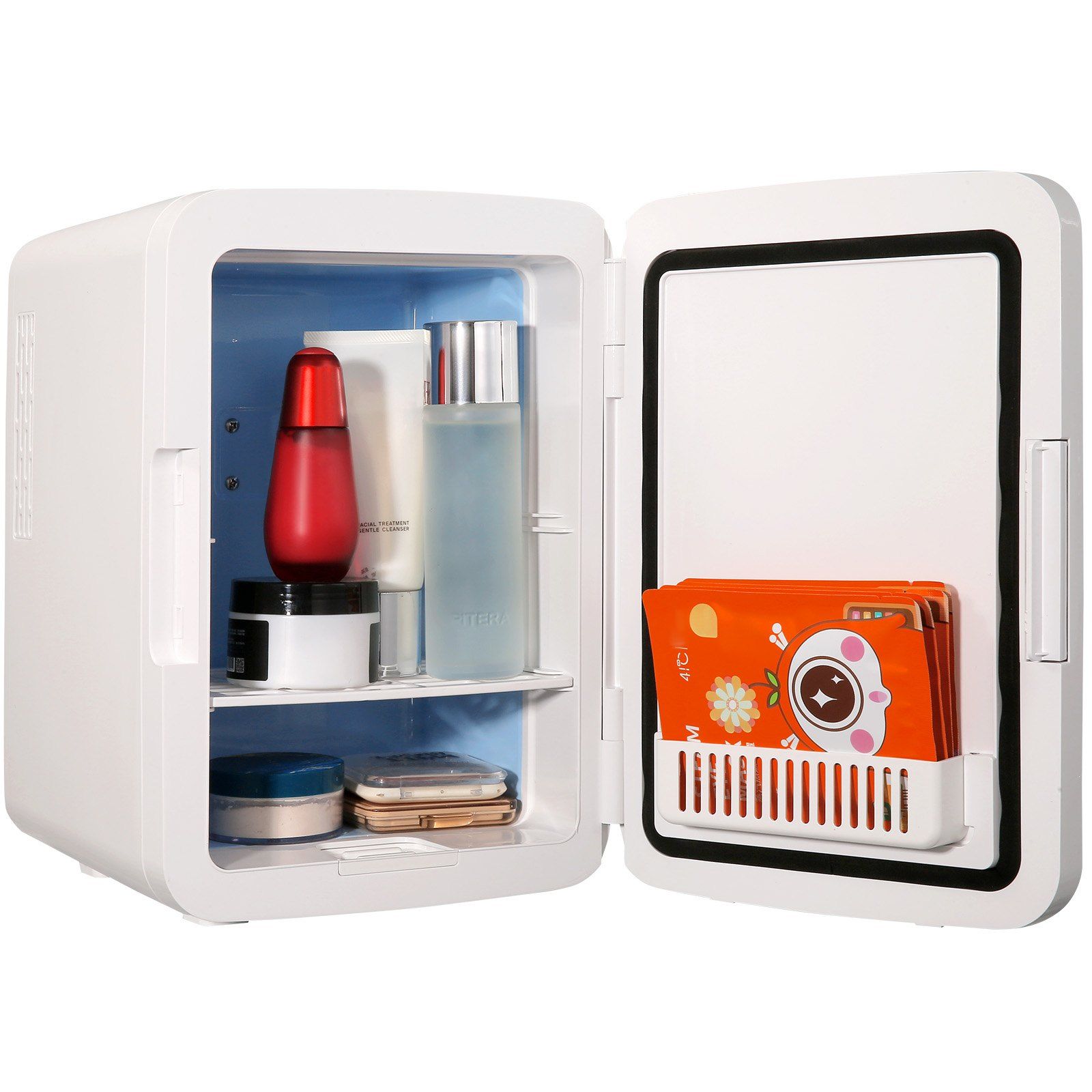 ミニ10リットル/12缶対応 ポータブル高級AC/DCクーラ - Luxury Skincare Fridge のレビューと価格