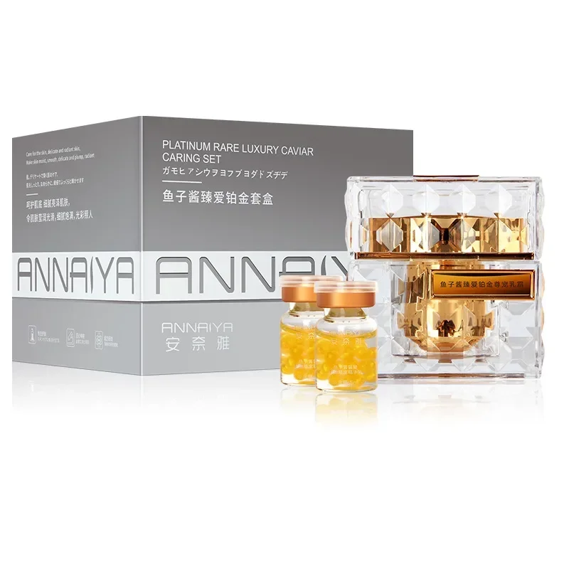 プラチナレア高級キャビアケアセット アンチエイジング修復フェ - Luxury Skincare Korea のレビューと価格